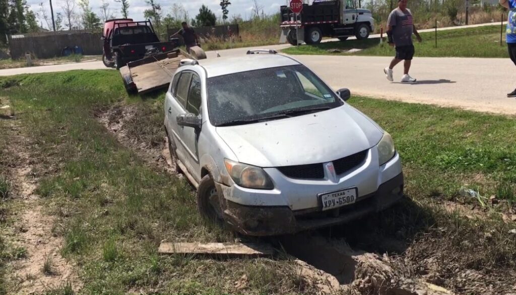 pulling cars out of mud