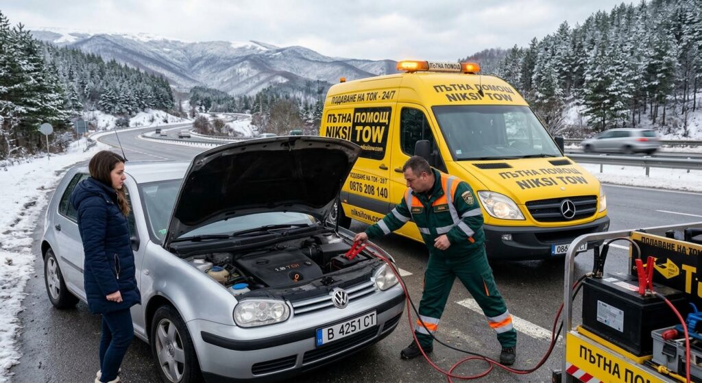 Подаване на Ток Пътна помощ Никси GO +359876208140